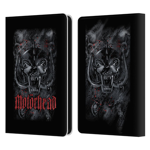 Motorhead Graphics Deathstorm Leather Book Wallet Case Cover For Amazon Kindle 11th Gen 6in 2022