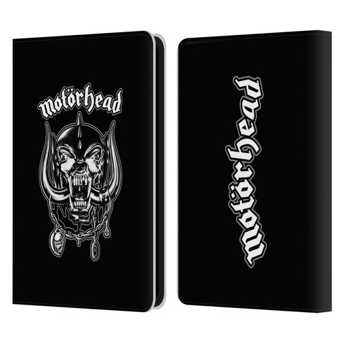 Motorhead Graphics Silver War Pig Leather Book Wallet Case Cover For Amazon Kindle 11th Gen 6in 2022