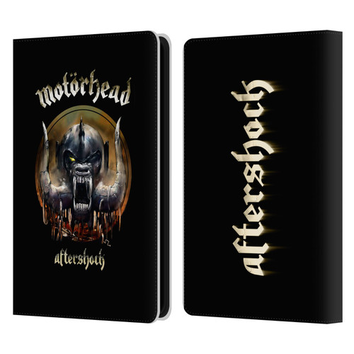 Motorhead Graphics Aftershock Leather Book Wallet Case Cover For Amazon Kindle Paperwhite 5 (2021)