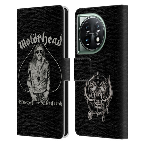 Motorhead Graphics Ace Of Spades Lemmy Leather Book Wallet Case Cover For OnePlus 11 5G