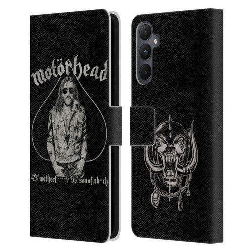 Motorhead Graphics Ace Of Spades Lemmy Leather Book Wallet Case Cover For Samsung Galaxy A05s