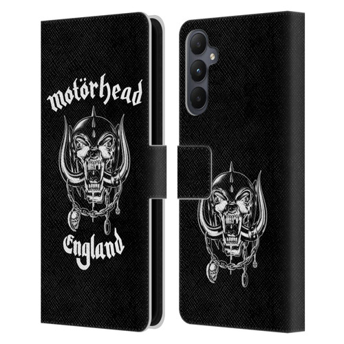 Motorhead Graphics England Leather Book Wallet Case Cover For Samsung Galaxy A05s