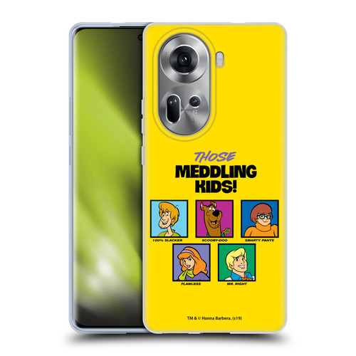Scooby-Doo Mystery Inc. Meddling Kids Soft Gel Case for OPPO Reno11