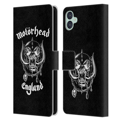 Motorhead Graphics England Leather Book Wallet Case Cover For Samsung Galaxy M04 5G / A04e