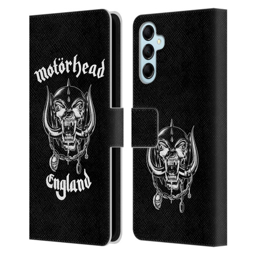 Motorhead Graphics England Leather Book Wallet Case Cover For Samsung Galaxy M14 5G