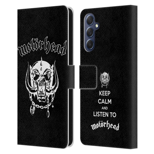 Motorhead Graphics Classic Logo Leather Book Wallet Case Cover For Samsung Galaxy M54 5G