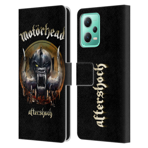 Motorhead Graphics Aftershock Leather Book Wallet Case Cover For Xiaomi Redmi Note 12 5G