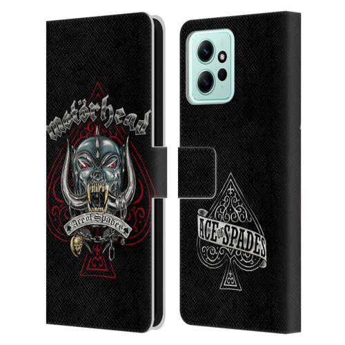 Motorhead Graphics Ace Of Spades Dog Leather Book Wallet Case Cover For Xiaomi Redmi 12