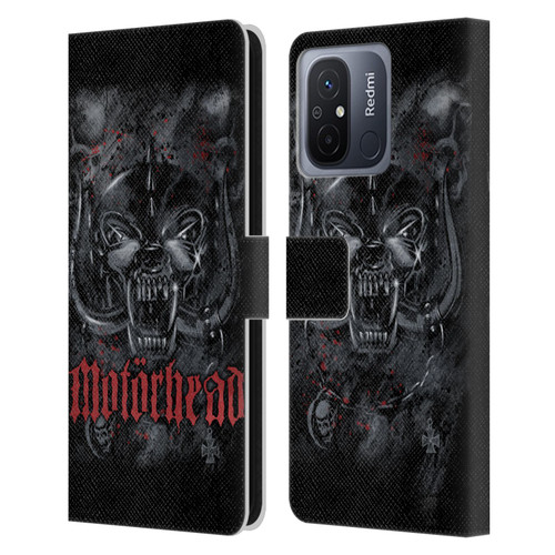 Motorhead Graphics Deathstorm Leather Book Wallet Case Cover For Xiaomi Redmi 12C