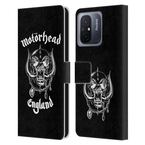 Motorhead Graphics England Leather Book Wallet Case Cover For Xiaomi Redmi 12C