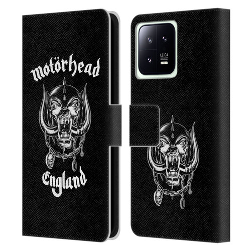 Motorhead Graphics England Leather Book Wallet Case Cover For Xiaomi 13 5G