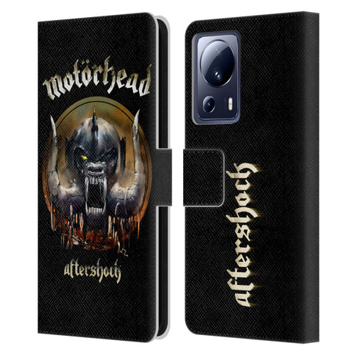 Motorhead Graphics Aftershock Leather Book Wallet Case Cover For Xiaomi 13 Lite 5G