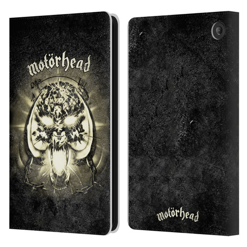 Motorhead Key Art Overkill Leather Book Wallet Case Cover For Amazon Fire 7 2022