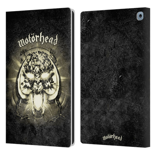 Motorhead Key Art Overkill Leather Book Wallet Case Cover For Amazon Fire HD 10 / Plus 2021