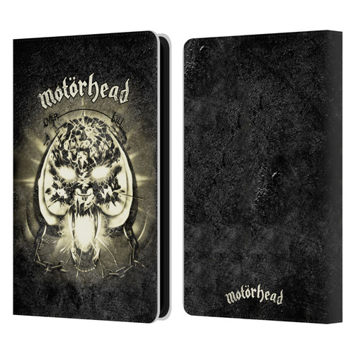 Motorhead Key Art Overkill Leather Book Wallet Case Cover For Amazon Kindle Paperwhite 5 (2021)