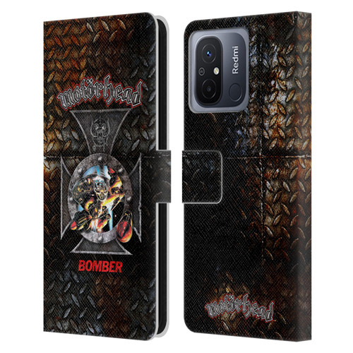 Motorhead Key Art Bomber Cross Leather Book Wallet Case Cover For Xiaomi Redmi 12C