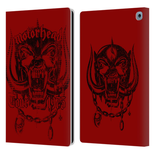 Motorhead Tours 1975 Leather Book Wallet Case Cover For Amazon Fire HD 10 / Plus 2021