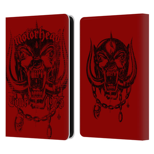 Motorhead Tours 1975 Leather Book Wallet Case Cover For Amazon Kindle 11th Gen 6in 2022