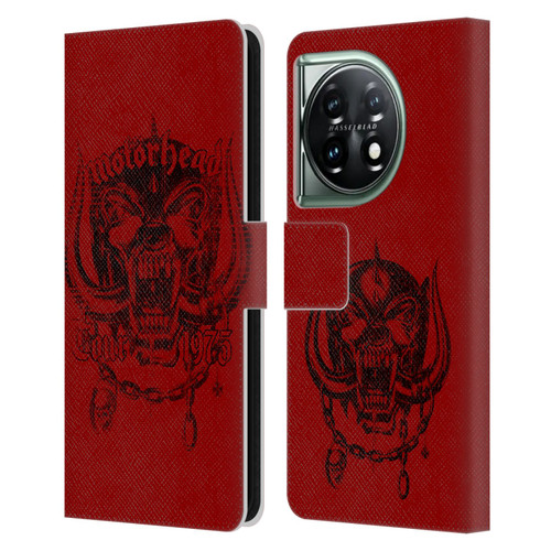 Motorhead Tours 1975 Leather Book Wallet Case Cover For OnePlus 11 5G