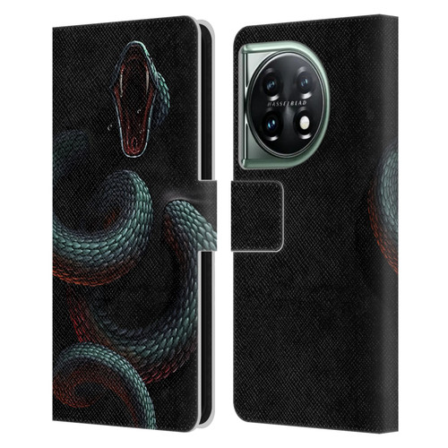 Christos Karapanos Horror 2 Serpent Within Leather Book Wallet Case Cover For OnePlus 11 5G