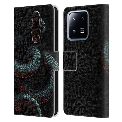 Christos Karapanos Horror 2 Serpent Within Leather Book Wallet Case Cover For Xiaomi 13 Pro 5G