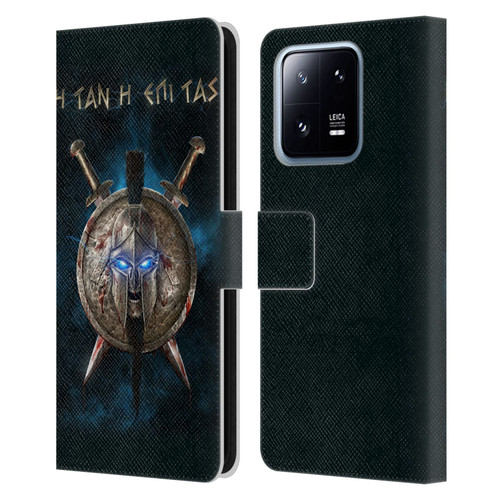 Christos Karapanos Horror 2 Spartan Leather Book Wallet Case Cover For Xiaomi 13 Pro 5G