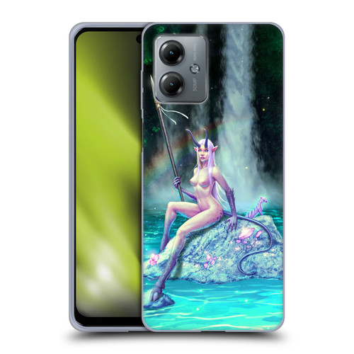 Christos Karapanos Key Art The Waterfall Soft Gel Case for Motorola Moto G14