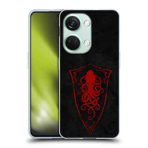 Christos Karapanos Key Art Octopus Shield Logo Soft Gel Case for OnePlus Nord 3 5G
