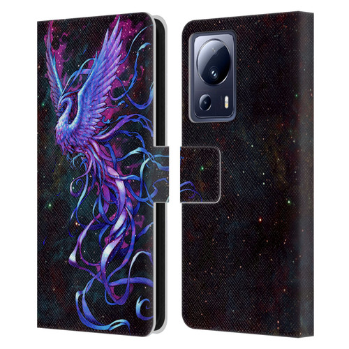Christos Karapanos Mythical Phoenix Leather Book Wallet Case Cover For Xiaomi 13 Lite 5G