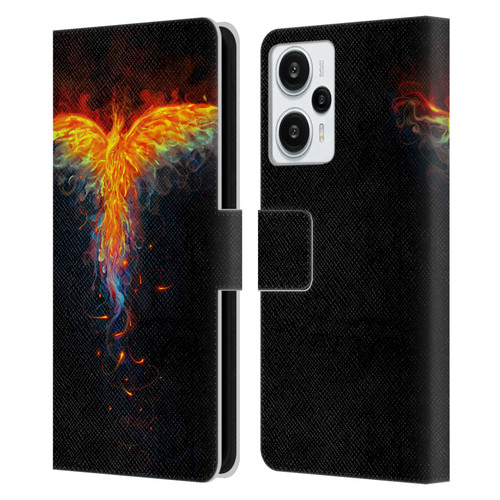 Christos Karapanos Phoenix 2 Bird 3 Leather Book Wallet Case Cover For Xiaomi Redmi Note 12T