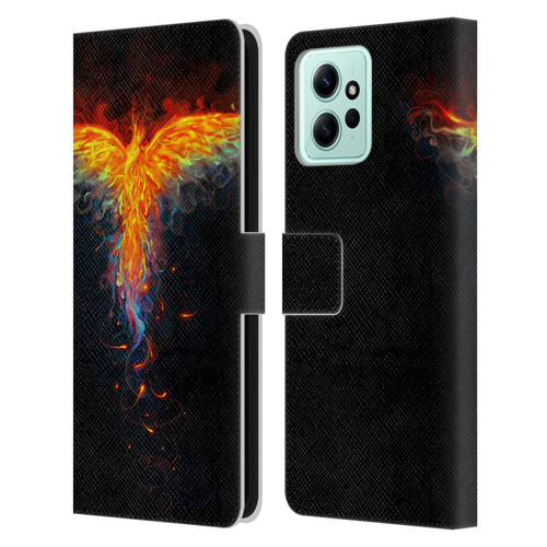 Christos Karapanos Phoenix 2 Bird 3 Leather Book Wallet Case Cover For Xiaomi Redmi 12