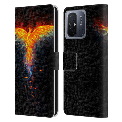 Christos Karapanos Phoenix 2 Bird 3 Leather Book Wallet Case Cover For Xiaomi Redmi 12C