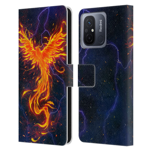 Christos Karapanos Phoenix 3 Rage Leather Book Wallet Case Cover For Xiaomi Redmi 12C