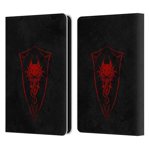 Christos Karapanos Shield Demon Leather Book Wallet Case Cover For Amazon Kindle 11th Gen 6in 2022