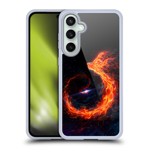 Christos Karapanos Phoenix Out Of Space Soft Gel Case for Samsung Galaxy S23 FE 5G