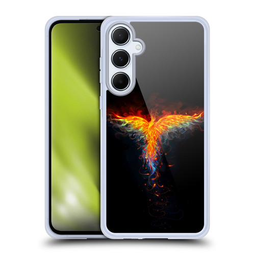 Christos Karapanos Phoenix 2 Bird 3 Soft Gel Case for Samsung Galaxy A55 5G