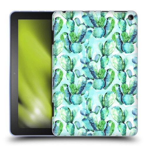 Mark Ashkenazi Banana Life Cactus Soft Gel Case for Amazon Fire HD 8/Fire HD 8 Plus 2020