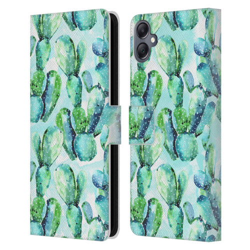 Mark Ashkenazi Banana Life Cactus Leather Book Wallet Case Cover For Samsung Galaxy A05