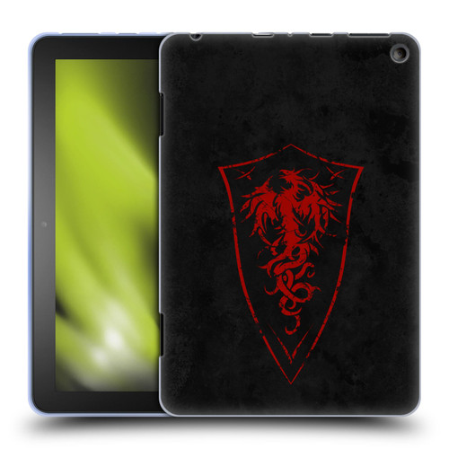 Christos Karapanos Shield Phoenix Soft Gel Case for Amazon Fire HD 8/Fire HD 8 Plus 2020