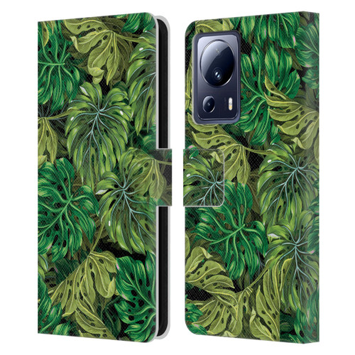 Mark Ashkenazi Banana Life Tropical Haven Leather Book Wallet Case Cover For Xiaomi 13 Lite 5G