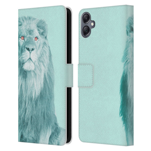 Mark Ashkenazi Pastel Potraits Lion Leather Book Wallet Case Cover For Samsung Galaxy A05