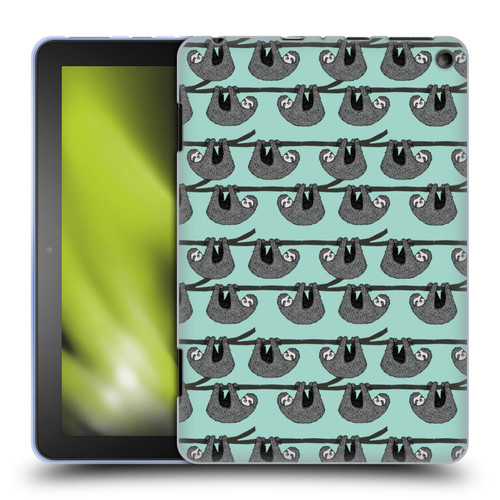 Andrea Lauren Design Animals Sloth Soft Gel Case for Amazon Fire HD 8/Fire HD 8 Plus 2020