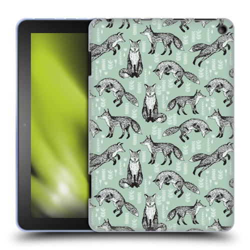 Andrea Lauren Design Animals Fox Soft Gel Case for Amazon Fire HD 8/Fire HD 8 Plus 2020