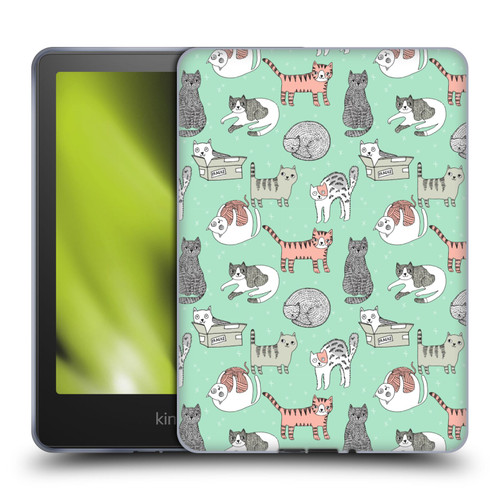 Andrea Lauren Design Animals Cats Soft Gel Case for Amazon Kindle Paperwhite 5 (2021)