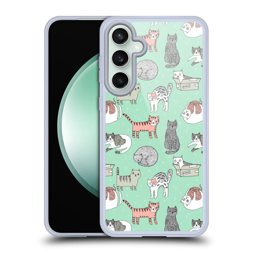 Andrea Lauren Design Animals Cats Soft Gel Case for Samsung Galaxy S23 FE 5G