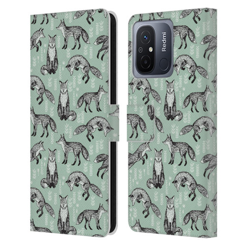 Andrea Lauren Design Animals Fox Leather Book Wallet Case Cover For Xiaomi Redmi 12C