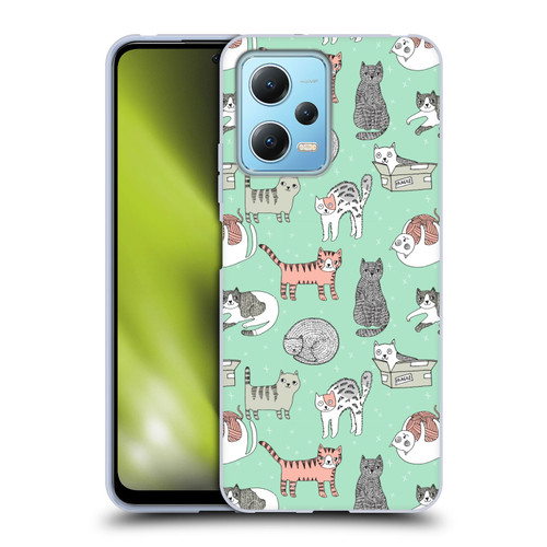 Andrea Lauren Design Animals Cats Soft Gel Case for Xiaomi Redmi Note 12 5G