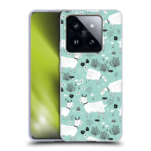 Andrea Lauren Design Animals Goats Soft Gel Case for Xiaomi 14 Pro
