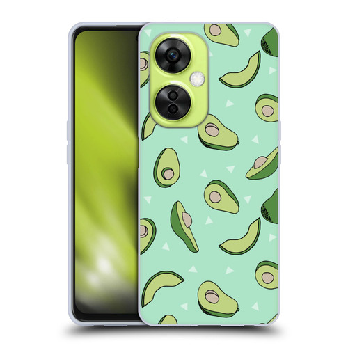 Andrea Lauren Design Food Pattern Avocado Soft Gel Case for OnePlus Nord CE 3 Lite 5G