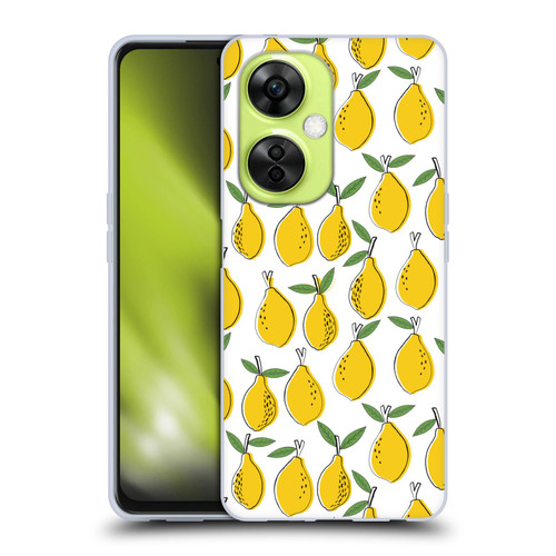 Andrea Lauren Design Food Pattern Lemons Soft Gel Case for OnePlus Nord CE 3 Lite 5G